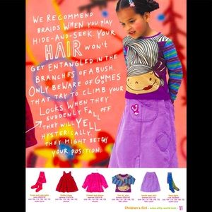 Oilily Girl Upside down doll ruffle skirt 8y 128